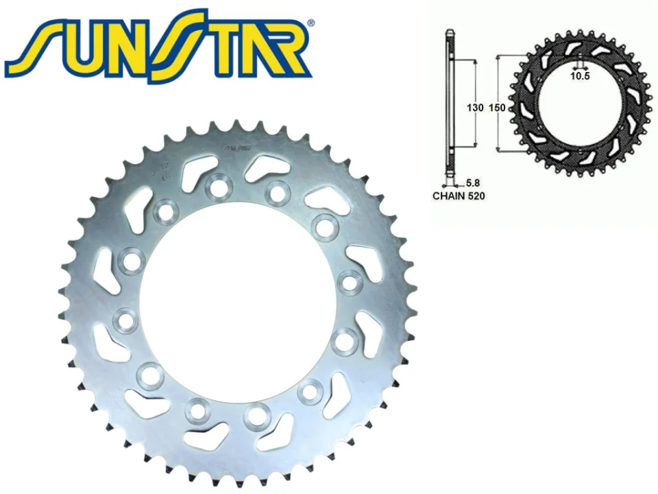 jaszmotor_webshop_lanckerek_hatso_sunstar_sunr1-3612_(520_-_46_fogas)