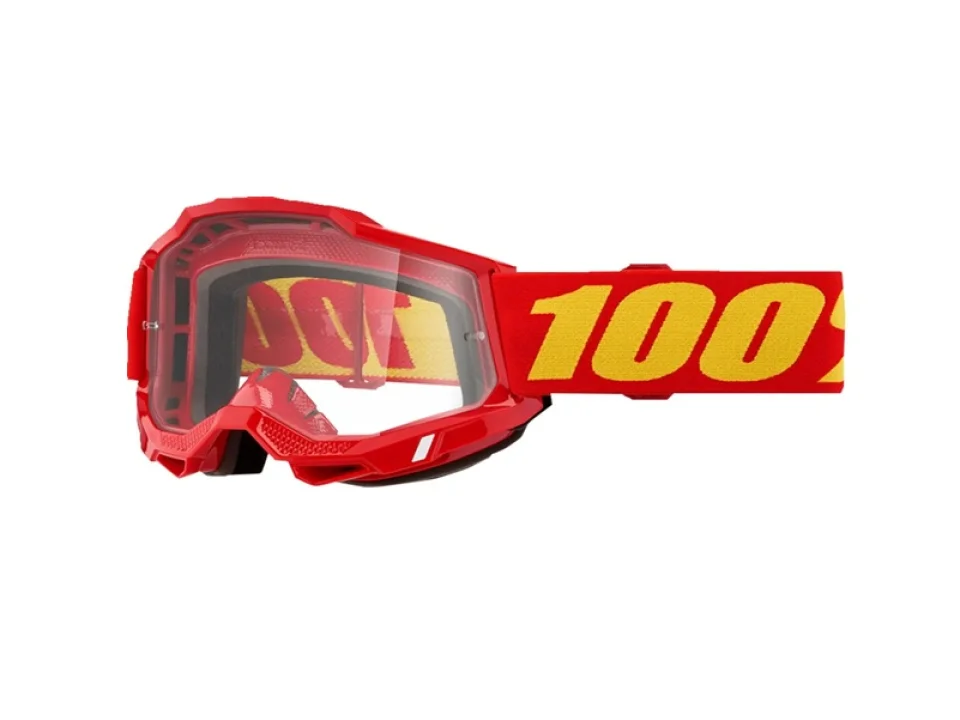 jaszmotor_webshop_100%_-_accuri_2_otg_piros_cross_szemuveg_-_Átlatszo_plexivel