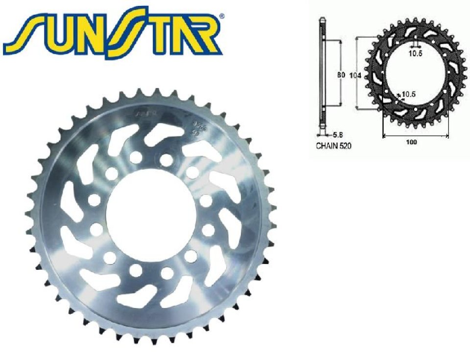 jaszmotor_webshop_lanckerek_hatso_sunstar_sunr1-3356_<br>(520_-_43_fogas)