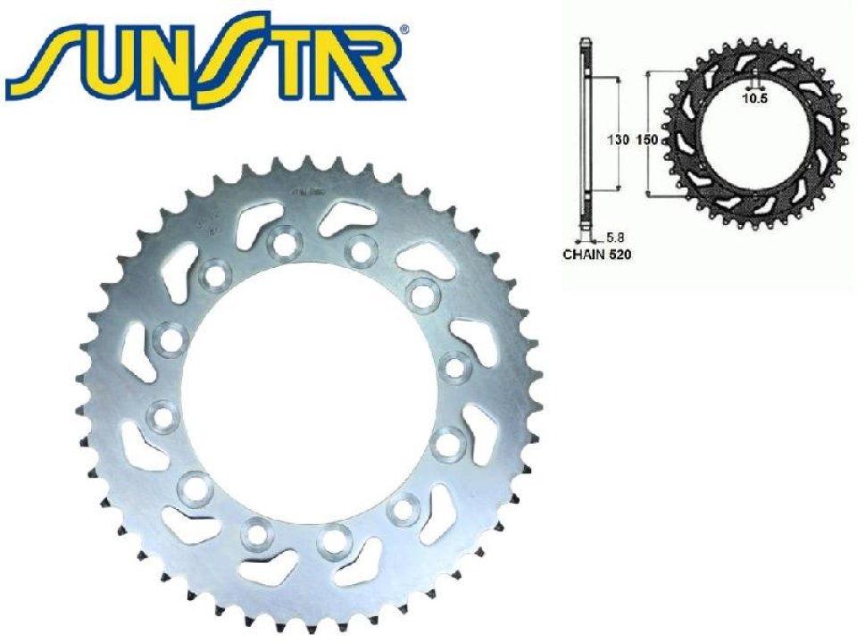 jaszmotor_webshop_lanckerek_hatso_sunstar_sunr1-3612_<br>(520_-_46_fogas)