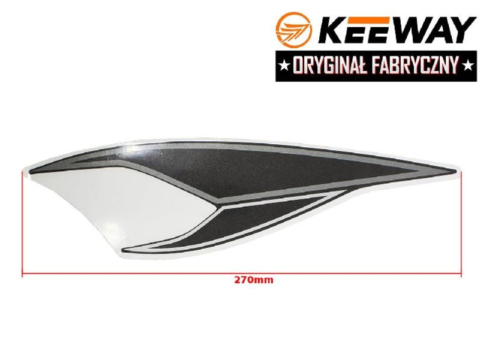 jaszmotor_webshop_keeway_matrica_jobb_oldali_<br>(270_mm)_-_szurke