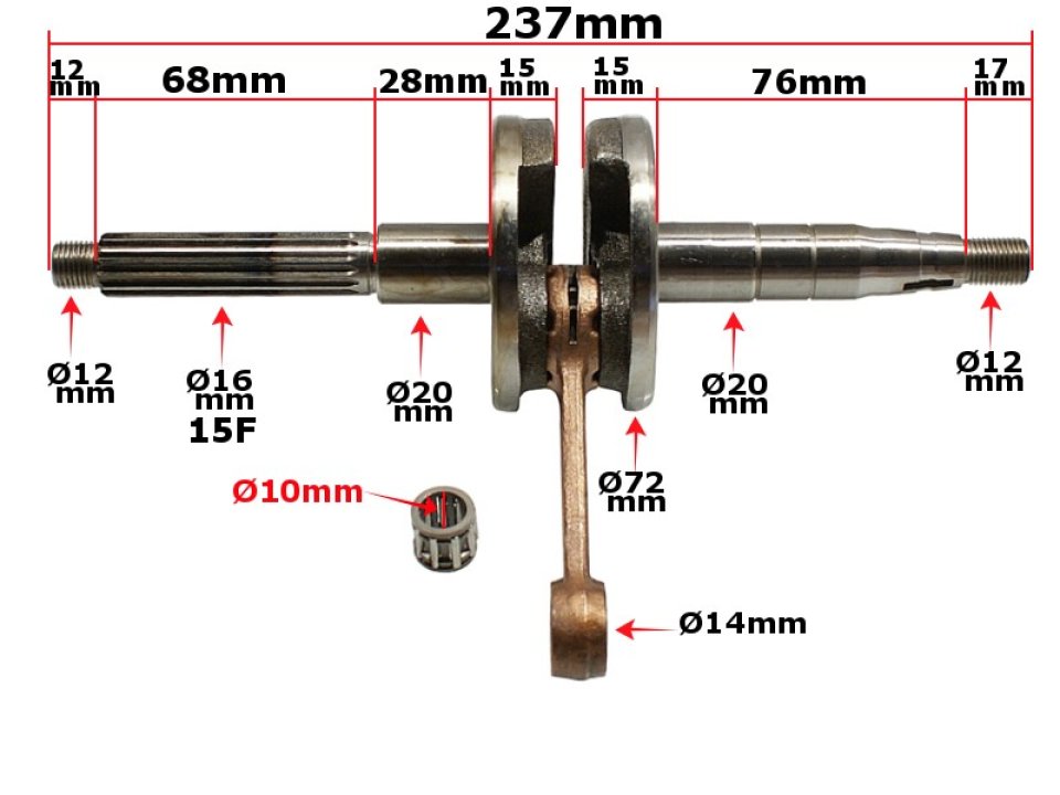 jaszmotor_webshop_fotengely_keeway_2t____kinai_2t_<br>(237_mm)