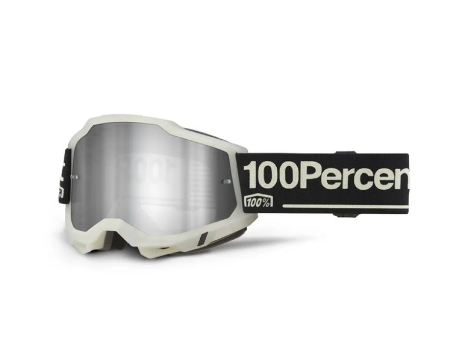 jaszmotor_webshop_100%_-_accuri_2_glow_feher_cross_szemuveg_-_ezust_tukros_plexivel
