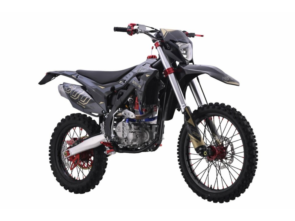 BARTON NXT 300 Dirt Bike Cross Motor 21"-18" kerekekkel (Új) - Fekete-Arany